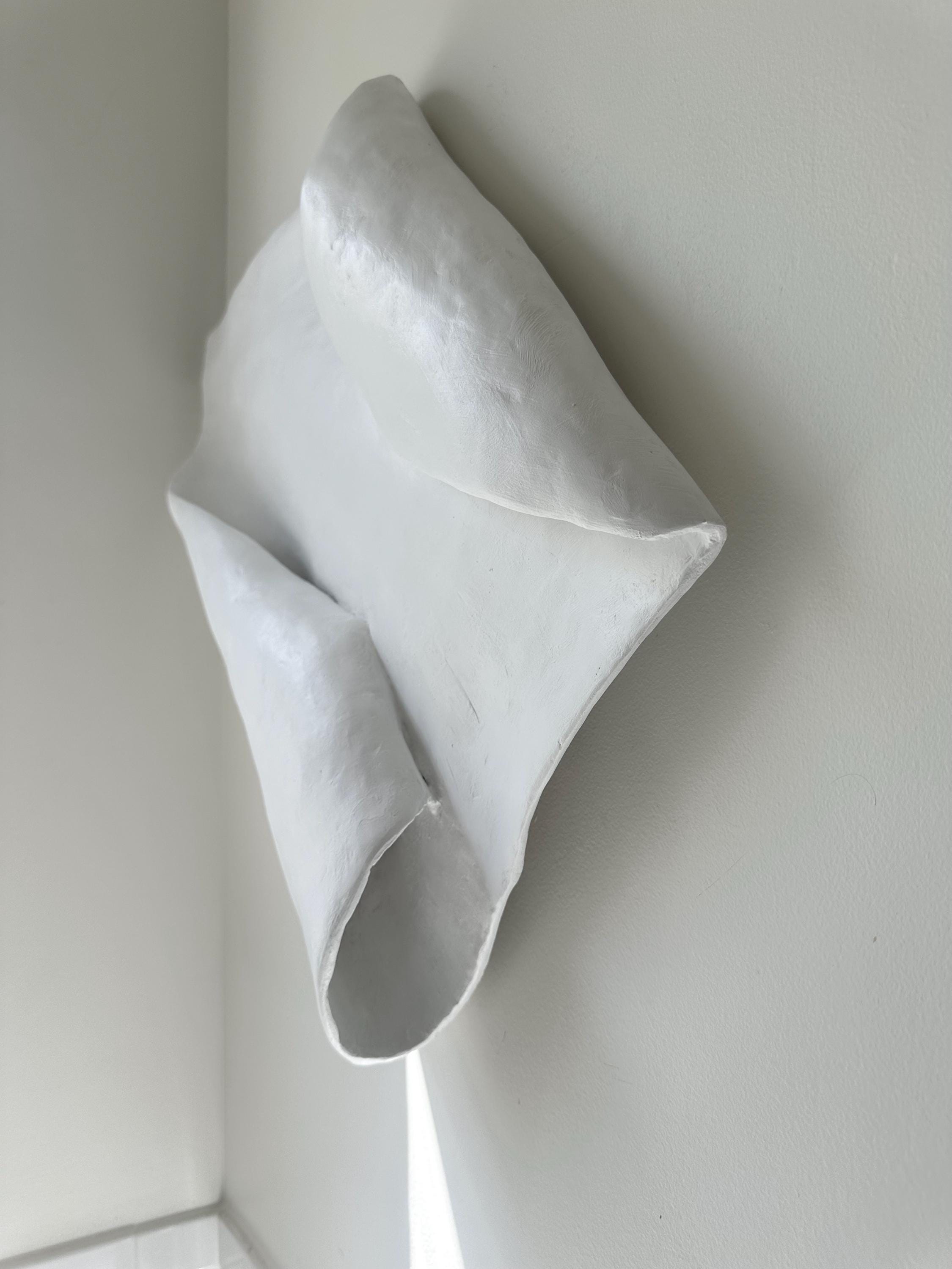 Minimalist Wall Sculpture, Rolled Paper Shaped Wall Art, 3D Abstract ...