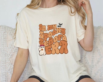 Spooky Señora Era Halloween-shirt: Ghost Sippin' Café de Olla