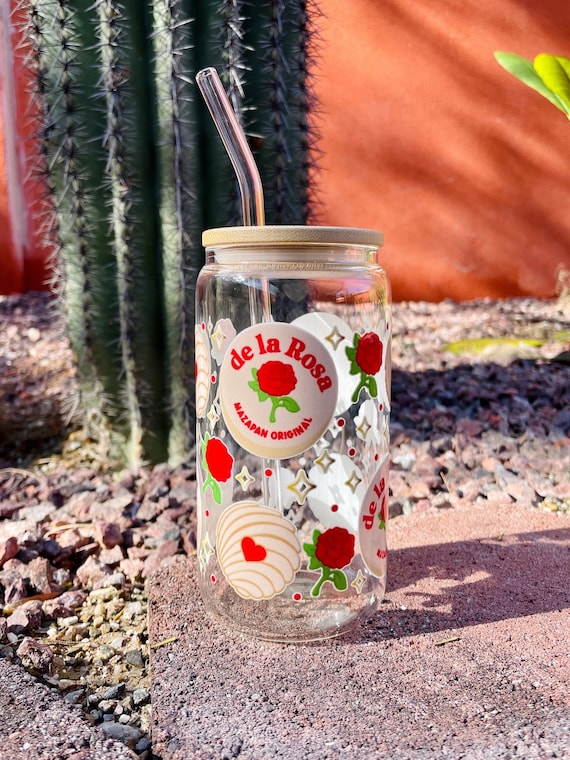 Mazapan Valentines Day 16oz Libbey Cup 500ml Concha Y De La Rosa