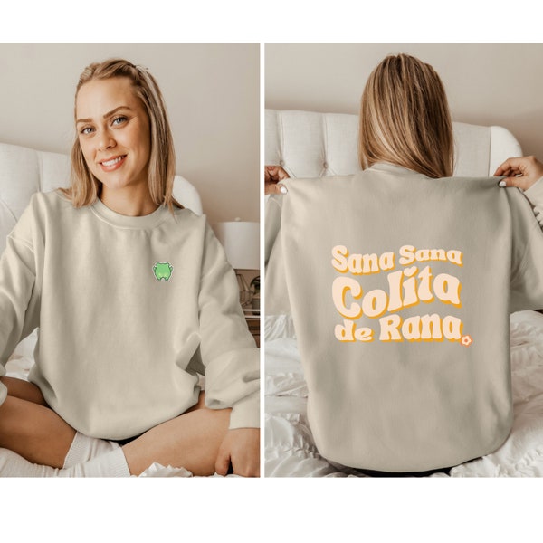 Sana, Sana, Colita de Rana - Retro Flower Sweater