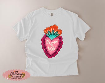 De Aquí, y De Allá Comfort Colors Oversized T-Shirt – Chicano, Latino, Immigrant Heritage Tee – Vintage Shirt