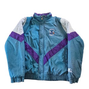 Charlotte Hornets Starter Jacket - Etsy