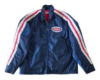 Vintage 70s Nylon Lined Racing Jacket – Made in USA Size M - Etsy