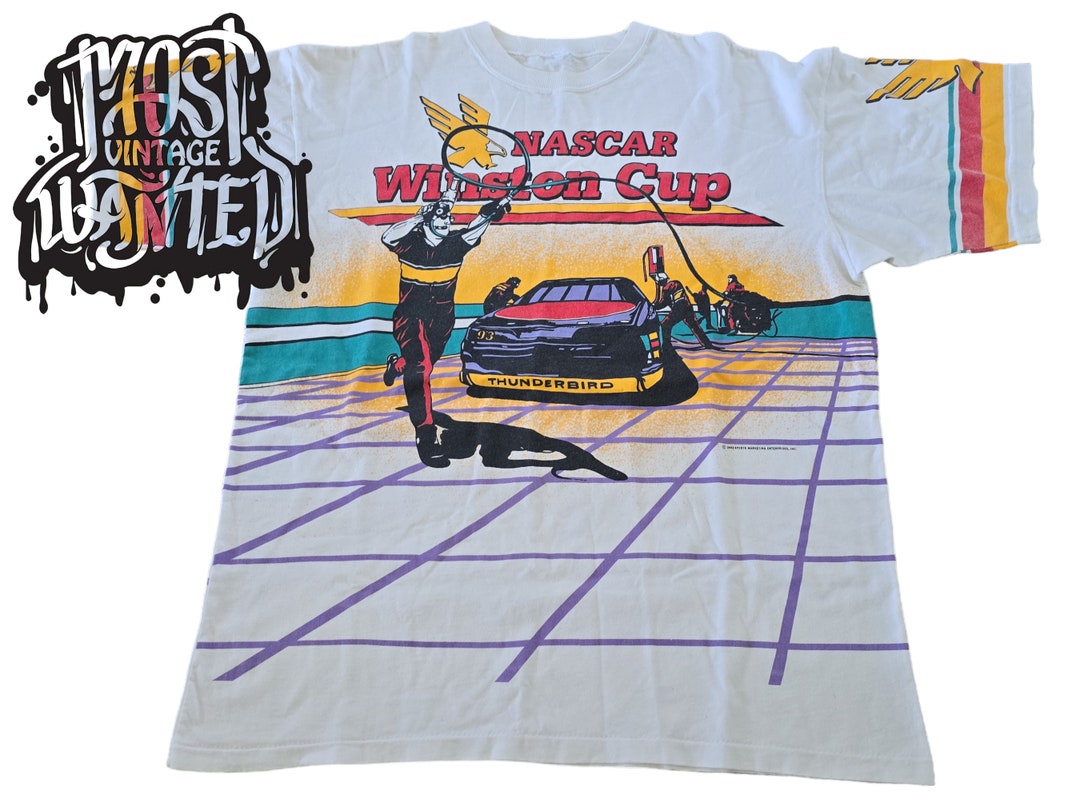 1990s Vintage Nascar Winston Cup AOP Shirt - Etsy