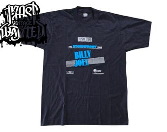 Vintage 90s Billy Joel Tour 1998-1999 Photo Albums T-shirt Size L