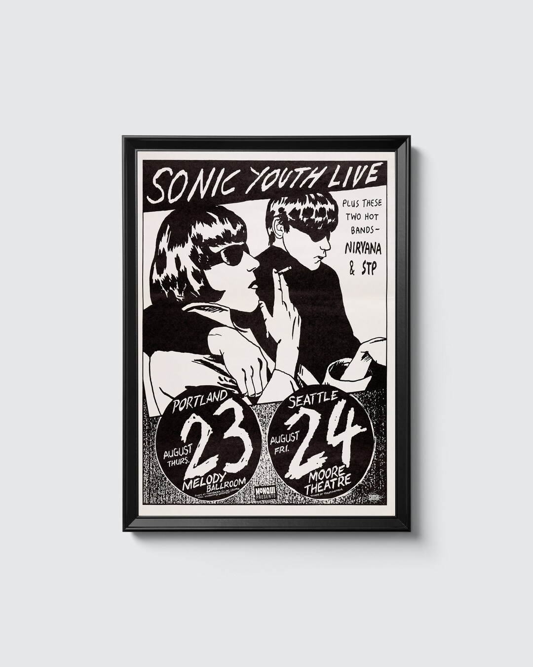 Poster: Sonic Youth Live Reprint 11x14 or 11x18 - Etsy