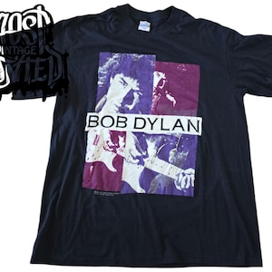 1980s Bob Dylan &quot;North American 1989 Tour&quot; Shirt.