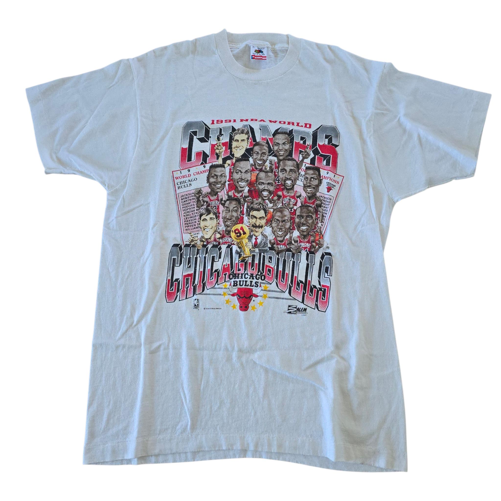 1991 Bulls T Shirt - Etsy