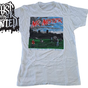 1980s Mr. Mister &quot;Welcome To The Real World&quot; T-shirt
