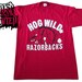 Vintage 1980s Arkansas Razorbacks Hog Wild T-shirt - Etsy