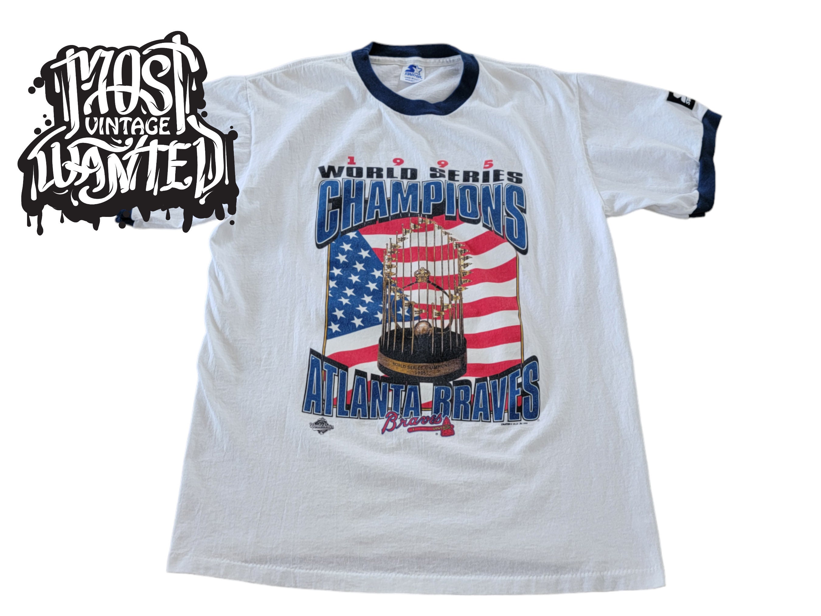 Vintage 1990s Atlanta Braves World Series Starter Shirt. - Etsy