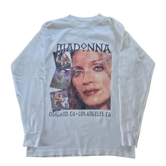 Vintage 2001 Madonna Drowned World Tour Long Sleeve. - Etsy Ireland