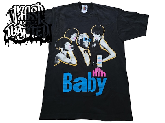 1990s Vintage Ray Charles "Diet Pepsi uh-huh Baby" Promo Shirt.