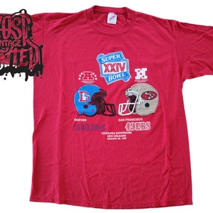 90s 49ers Super Bowl XXIV Shirt – Size XL