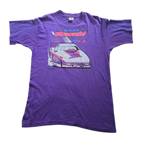 Vintage 1990s Mark Oswald FC Petosa Racing Graphic T-shirt. - Etsy