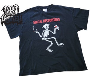 ソーシャルディストーション スケルトンTシャツ メンズ・レディース