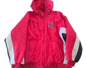 Vintage 1990s Nebraska Huskers NCAA Apex One Puffer Jacket