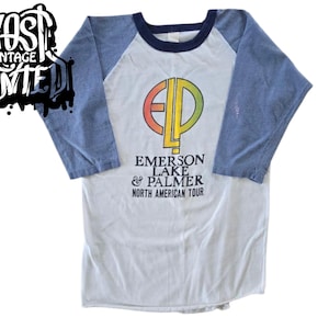 vintage 1970s Emerson Lake & Palmer &quot;Brain Salad Surgery&quot; Promo shirt.