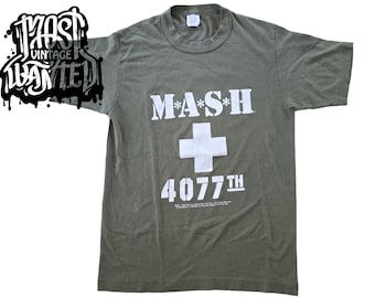 Mash Outfit M*A*S*H 4077th T-Shirt - Vintage TV Show Military Army Division Retro Graphic Tee, 100% Cotton Mash 4077 - Foto 9