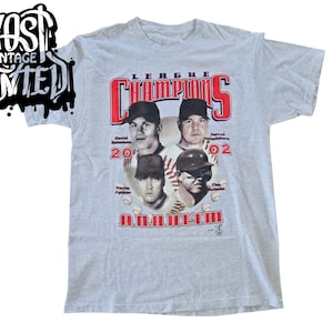 2000s Anaheim Angels &quot;League Champions&quot; 2002 Graphic Shirt.