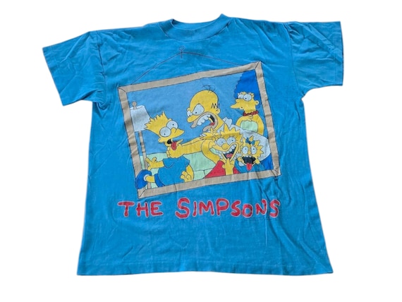 1990s Vintage SSI Simpsons Cartoon shirt.