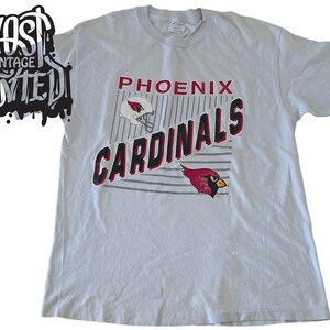 chemise graphique vintage des Phoenix Cardinals des années 1980.