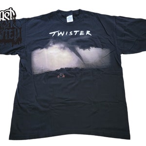 トップス Twister Movie T-shirt vintage Vintage 90s TWISTER MOVIE T shirt size XL UNIVERSAL STUDIOS