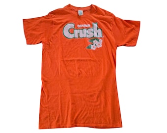 Vintage 1970s Orange Soda Graphic T-shirt.