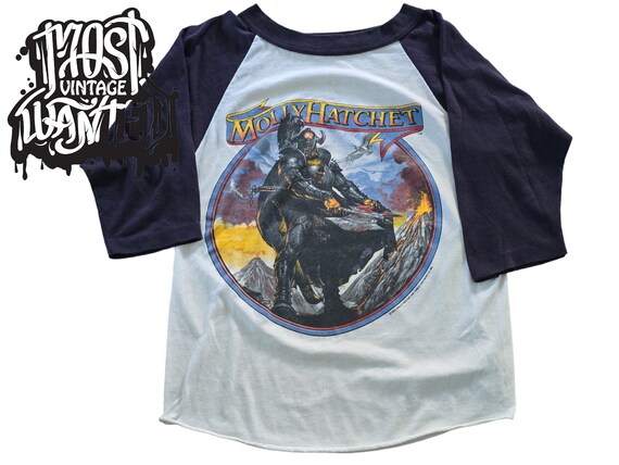 80s Vintage Molly Hatchet "The Deed is Done" Tour Graphic T-Shirt