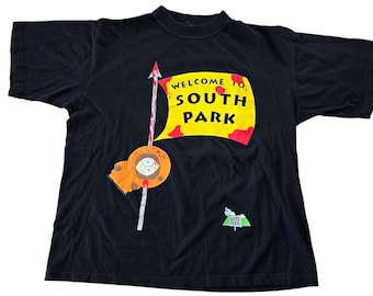 Vintage 90s South Park T-shirt Size L - Etsy
