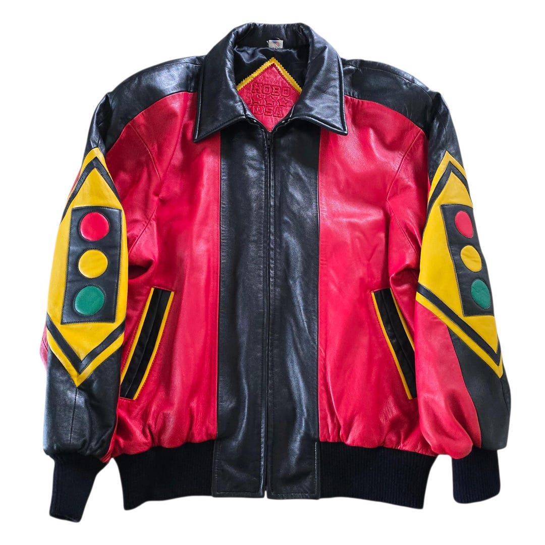 ジャケット・アウター 90s Vintage Michael Hoban USA Leather Vintage Michael Hoban Hobo USA Leather Jacket. - Etsy