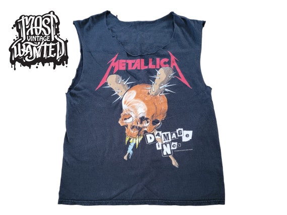 Vintage 1990s Metallica "Damage Inc Tour" Shirt.