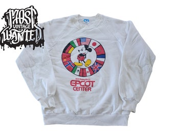 1980s Vintage WDW epcot Center Sweatshirt.