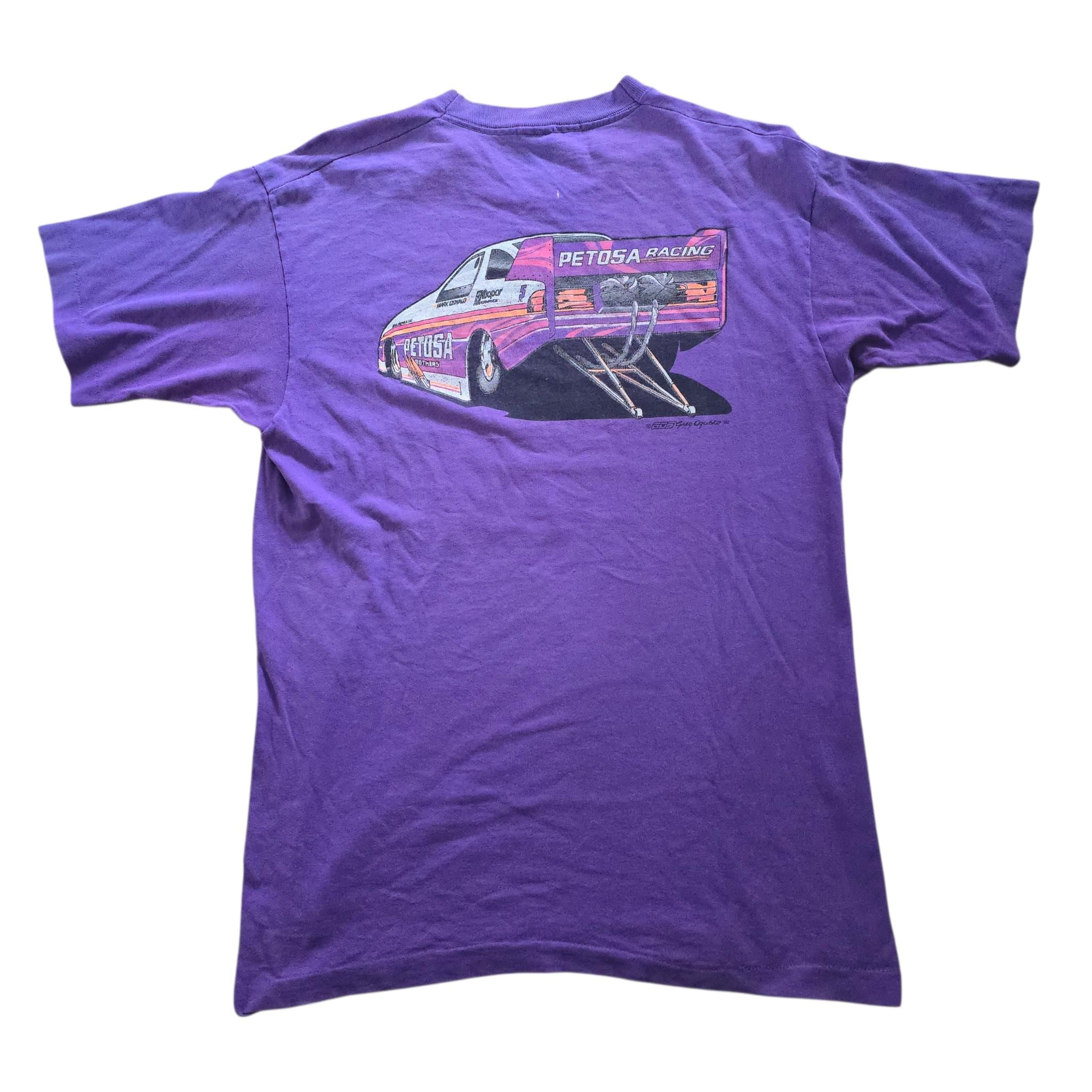 Vintage 1990s Mark Oswald FC Petosa Racing Graphic T-shirt. - Etsy