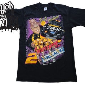 1990s Rusty Wallace &quot;Nightmare On Wallace Street&quot; Shirt