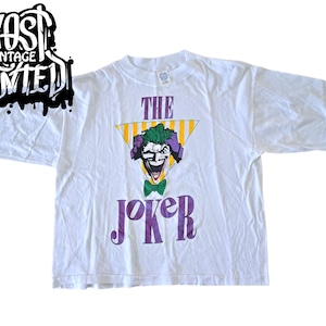 Camisa curta de manga 3/4 do The Joker dos anos 80.