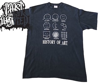 Vintage History of Art Tshirt - Etsy