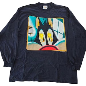 1990s Sylvester & Tweety Long Sleeve shirt |ADULT X-LARGE|