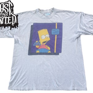 1990s Bart Simpson &quot;Damn T.V.&quot; shirt.