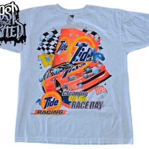 Vintage Tide Racing Team XL White T Shirt - Etsy