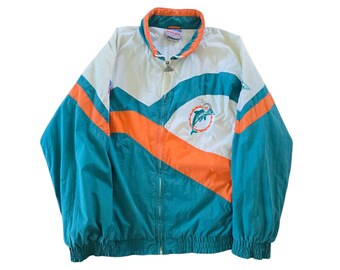 Apex One Miami Dolphins ドルフィンズ ジャケット528 Apex One Miami Dolphins ドルフィンズ ジャケット528 Vintage 90s NFL