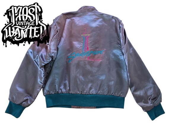 1990s Vintage Las Vegas "Stratosphere" Iridescent Jacket |Large| View 2