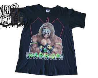 アルティメット·ウォリアー　90’s Tシャツ リストバンド　WWFプロレス ヴィンテージ 90年代 ロード・ウォリアーズ WWF レスリング Tシャツ