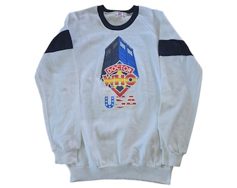 1980s Vintage Doctor Who USA Promo Sweatshirt.