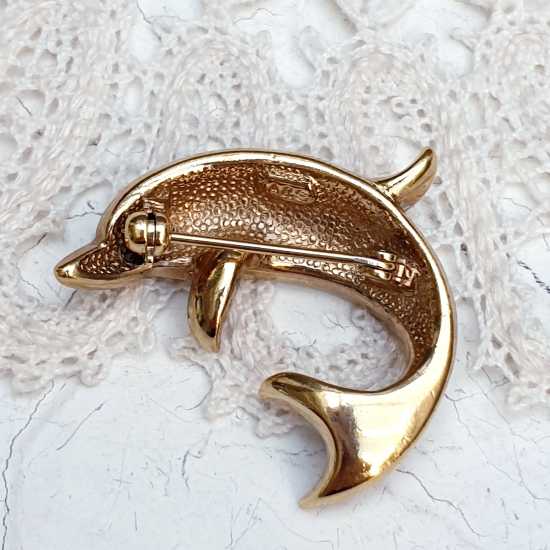 Nao＊様希少A&S Attwood ＆Sawyerヴィンテージブローチ8631 A&S Attwood Sawyer Bird Vintage Brooch Estate Jewelry Pre