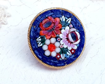 BIJOU ANCIEN BROCHE barrette avec fleur en ORIA plaqué or EUR 25,00 - FR