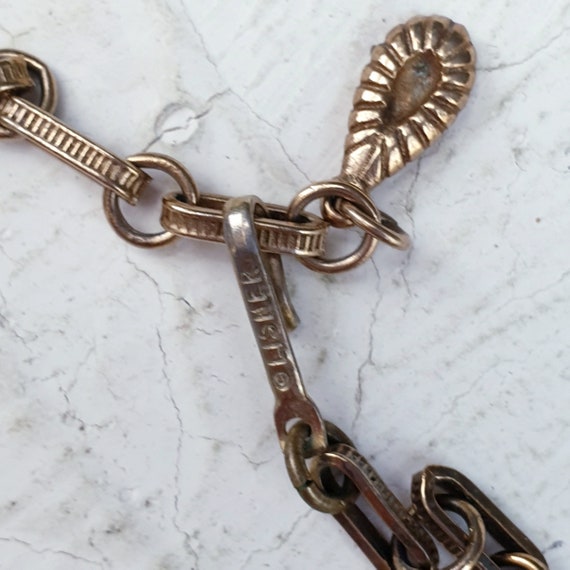 LISNER Demi Parure Necklace & Clip on Earrings La… - image 9