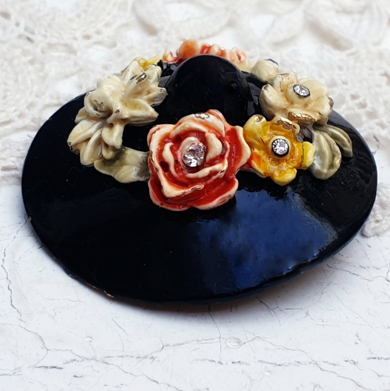 Spilla pendente con ciondolo adorabile Gotta Walk the Dog Walker firmata Danecraft, gioielli vintage - Italia