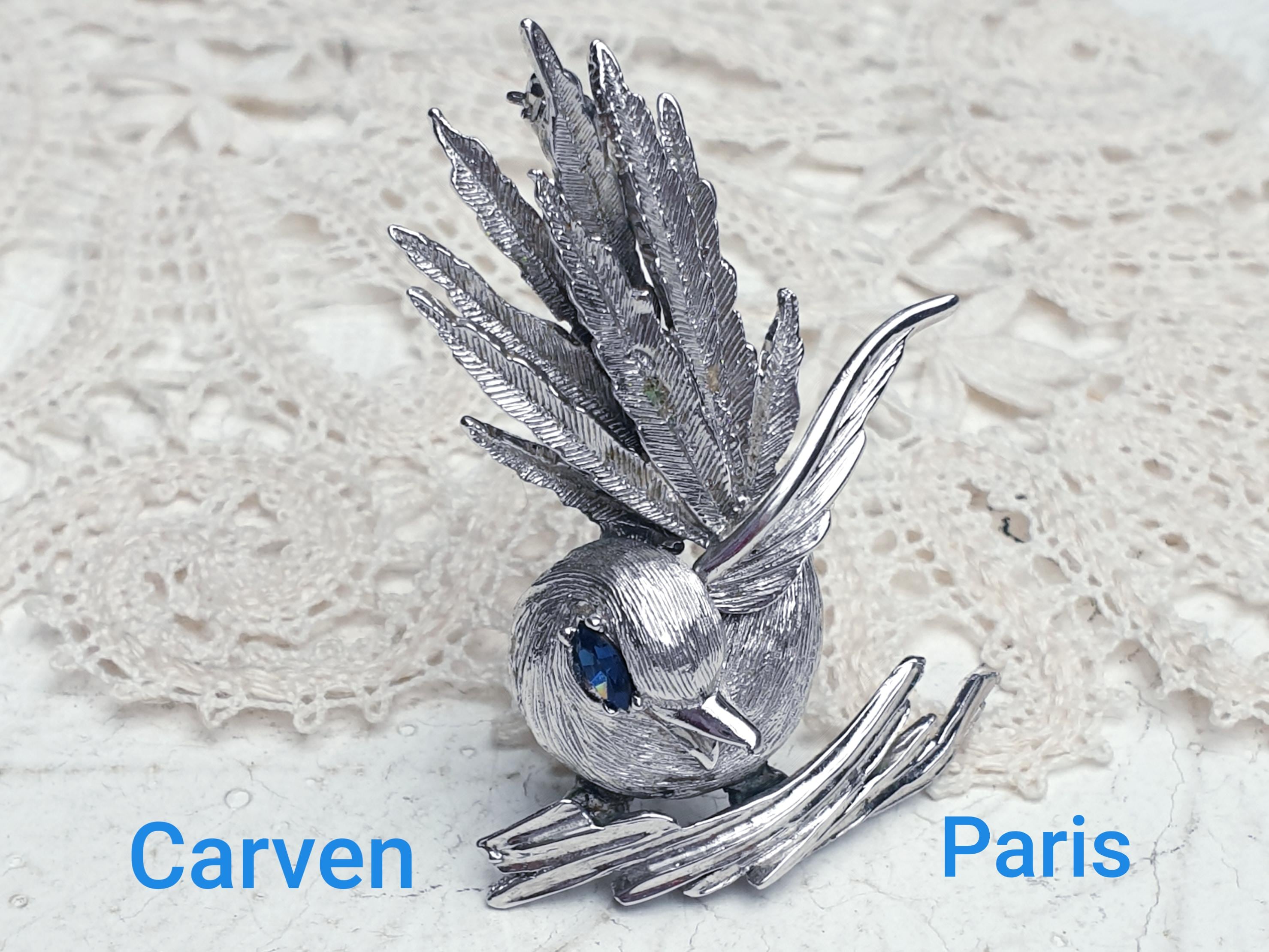 CARVEN カルヴェン リーフデザイン ブローチ