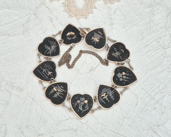 AMITA ダマスカスブレスレット アンティーク 日本製 ヴィンテージ